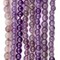The Bead Chest 3mm Round Amethyst Beads Full Strand: Natural Purple Gemstones for Jewelry Making and DIY Crafts